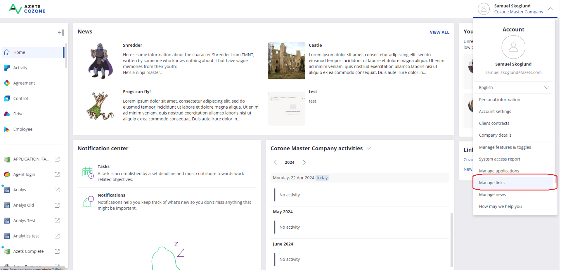 Cozone portal 13