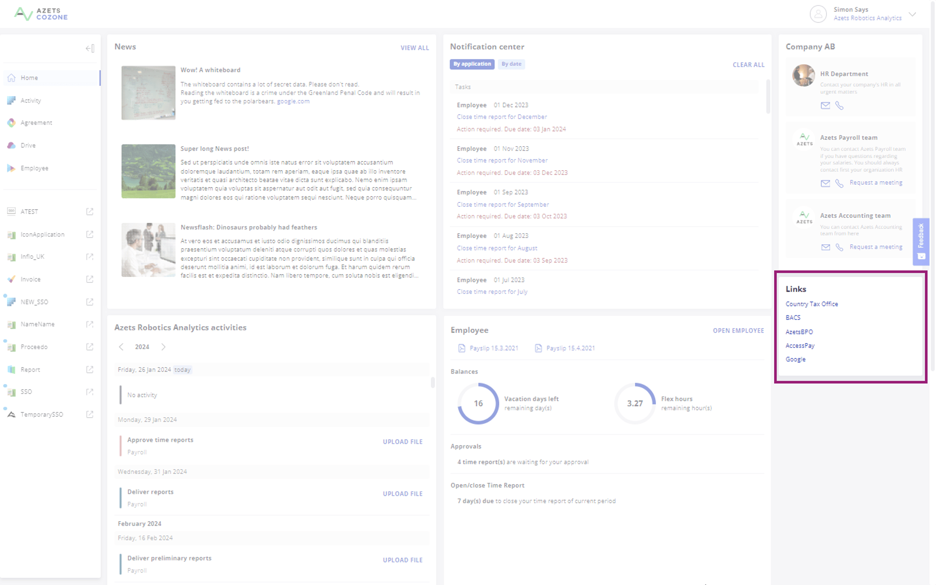 Cozone portal 8